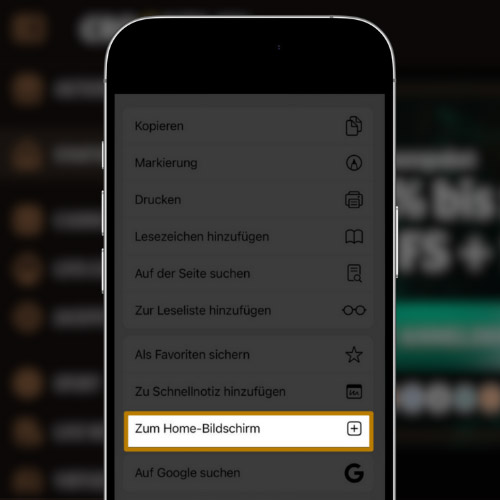 Fügen Sie CrownPlay zu Ihrem iPhone-Startbildschirm hinzu