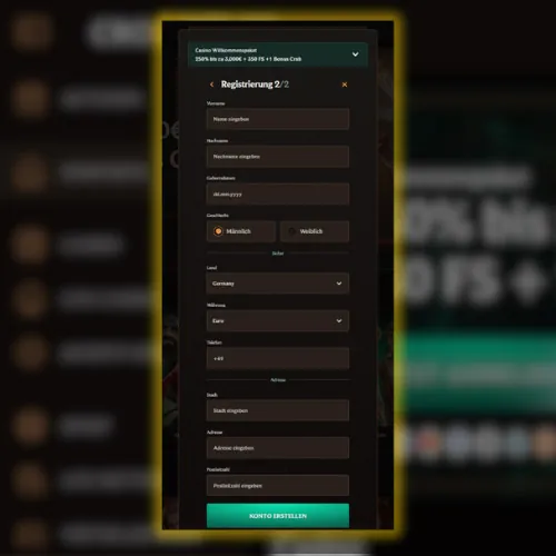 Alle pers&ouml;nlichen Informationen auf Crownplay