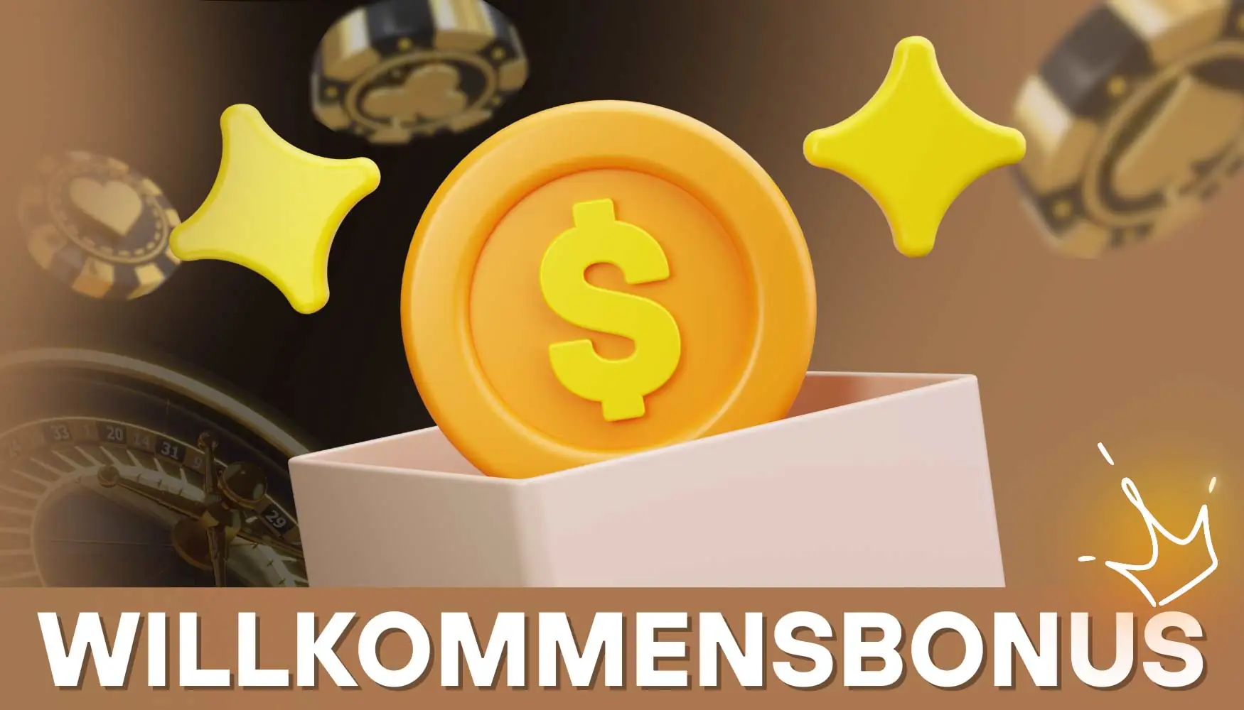 Neue Spieler bei CrownPlay k&ouml;nnen den CrownPlay Willkommensbonus erhalten